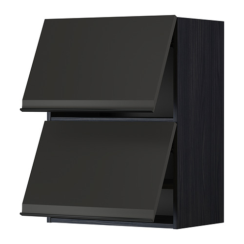 METOD wall cab horizo 2 doors w push-open