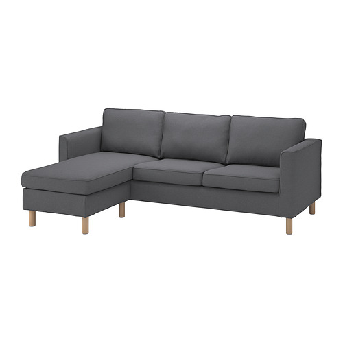 PÄRUP, 3-seat sofa with chaise longue
