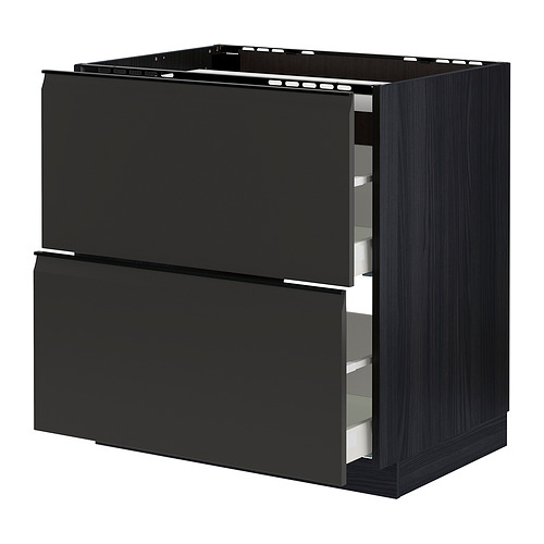 METOD/MAXIMERA, base cab f hob/2 fronts/2 drawers