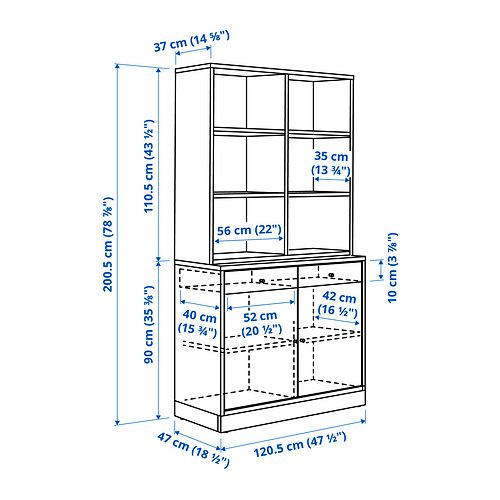 TONSTAD storage combination