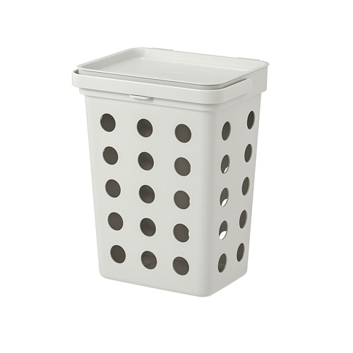 HÅLLBAR, bin with lid for organic waste
