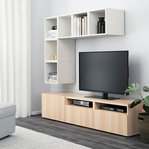 BESTÅ/EKET, cabinet combination for TV