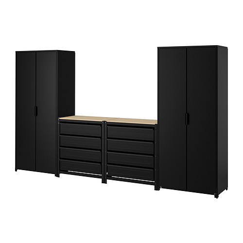 BROR, storage with cabinet/work bench