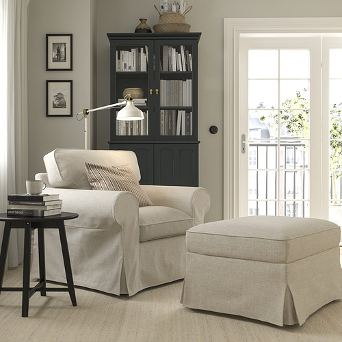 EKTORP, armchair and footstool