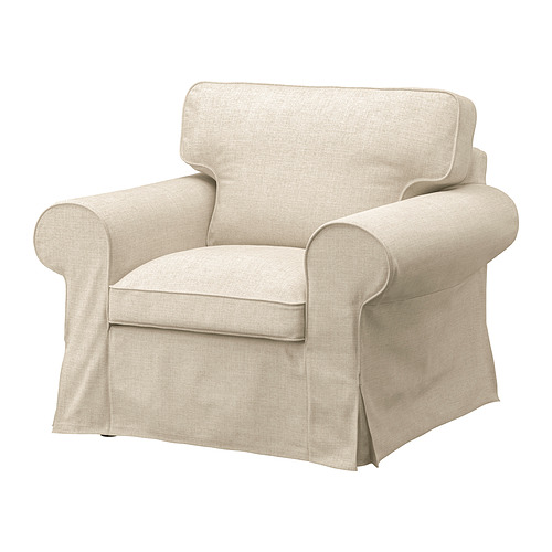 EKTORP, armchair and footstool