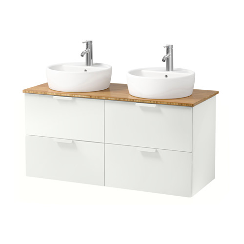 GODMORGON/TOLKEN/TÖRNVIKEN wsh-stnd w countertop 45 wsh-basin