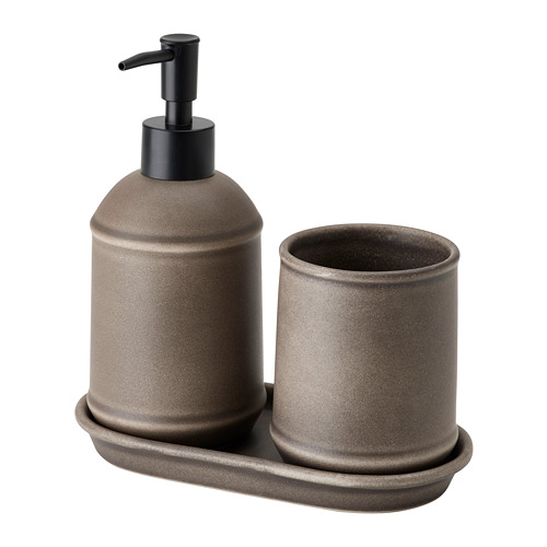 TVÅLSJÖN, 3-piece bathroom set