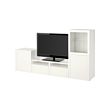 BESTÅ TV storage combination/glass doors