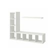 KALLAX/LACK storage combination with shelf
