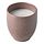 PÄRLHÖNA, scented candle in ceramic jar
