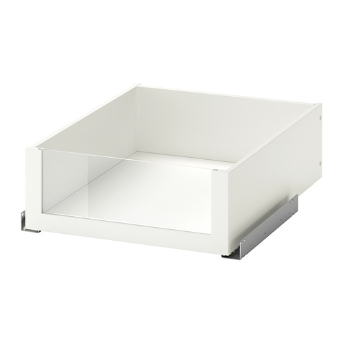 KOMPLEMENT, drawer with glass front