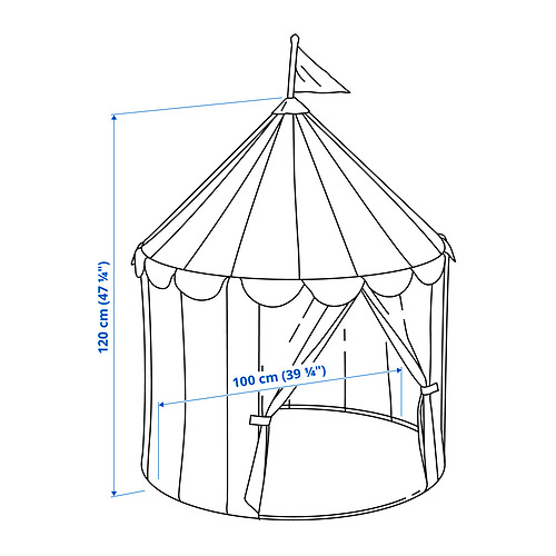 CIRKUSTÄLT barnatjald