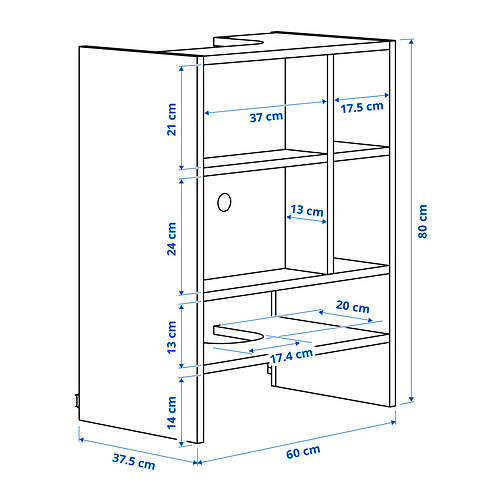 METOD wall cb frm f b-in extractor hood