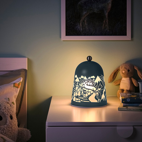 SOLSKUR, LED borðlampi