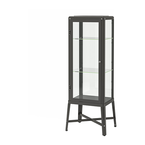FABRIKÖR, glass-door cabinet
