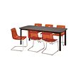 STRANDTORP/TOBIAS table and 6 chairs