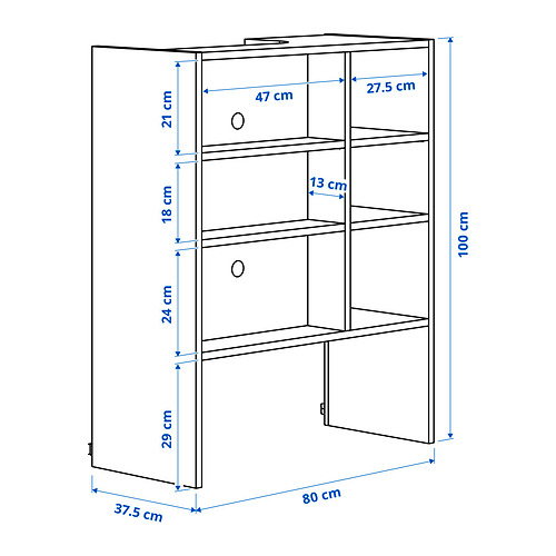 METOD wall cb frm f b-in extractor hood