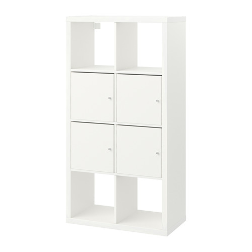 KALLAX, shelving unit with doors