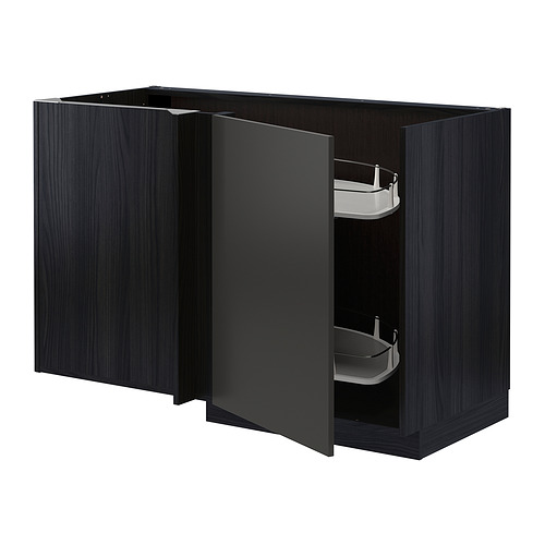 METOD corner base cab w pull-out fitting