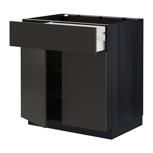 METOD/MAXIMERA base cabinet with drawer/2 doors