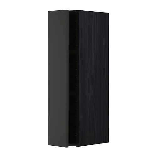METOD wall cabinet with shelves