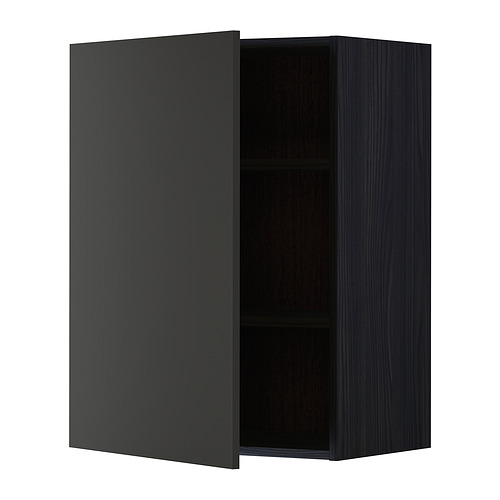 METOD wall cabinet with shelves