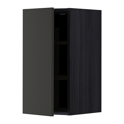 METOD wall cabinet with shelves