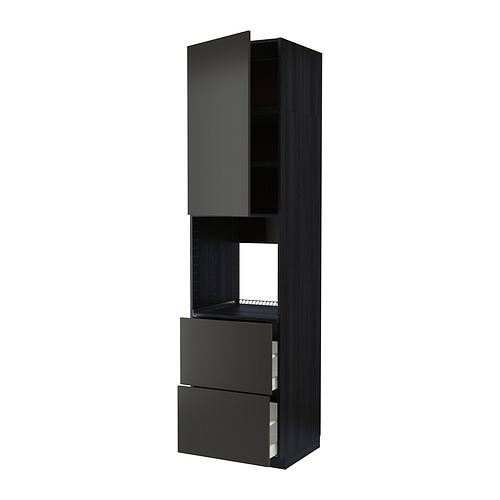 METOD/MAXIMERA high cabinet f oven+door/2 drawers