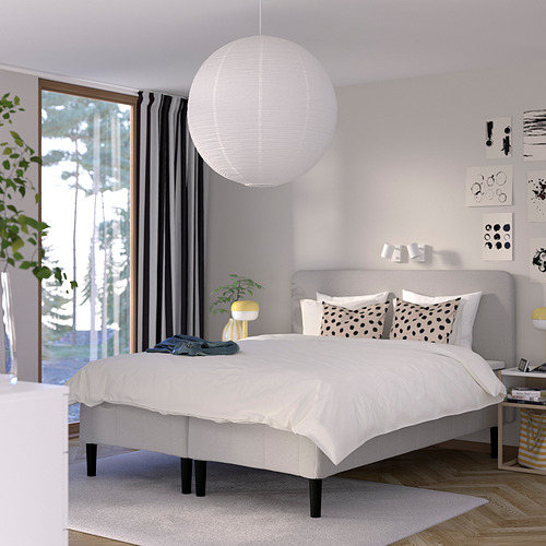 RÅHOLMAR boxdýna með pokagormum, fimm svæði