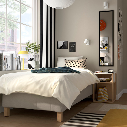 RÅHOLMAR, pocket spring mattress bse, 5 zones