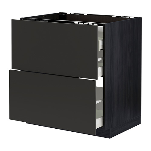 METOD/MAXIMERA base cab f hob/2 fronts/3 drawers