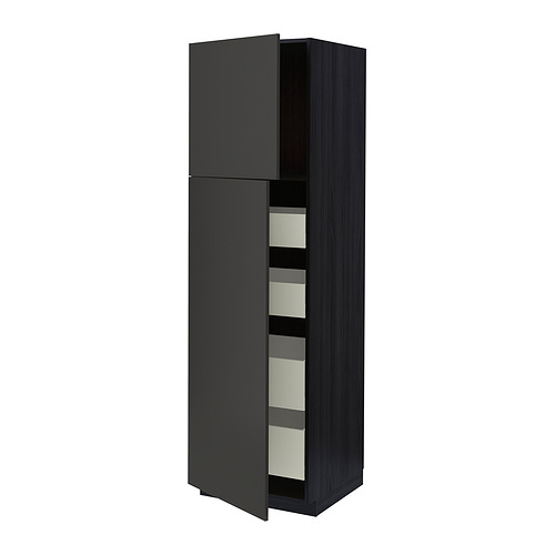 METOD/MAXIMERA hi cab w 2 doors/4 drawers