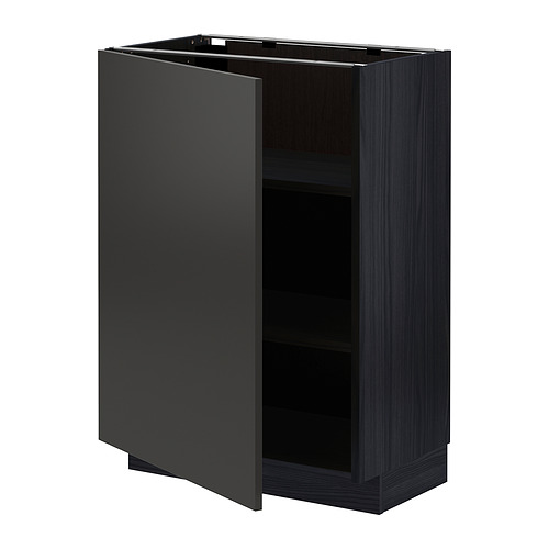 METOD base cabinet with shelves