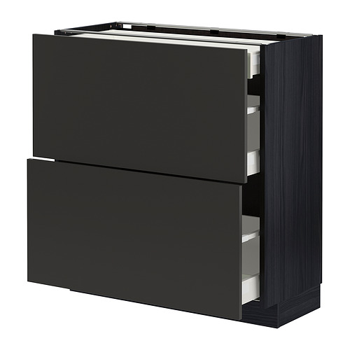 METOD/MAXIMERA base cab with 2 fronts/3 drawers
