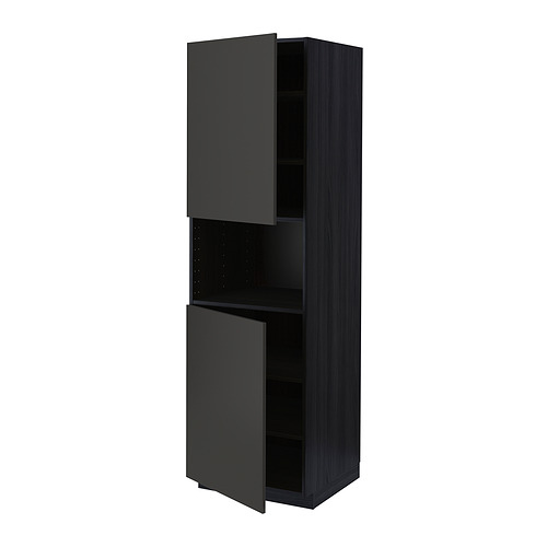 METOD high cab f micro w 2 doors/shelves