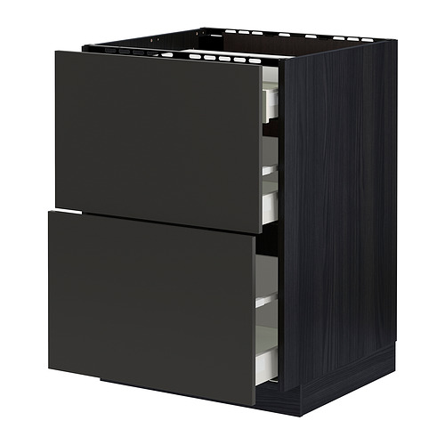 METOD/MAXIMERA base cab f hob/2 fronts/3 drawers