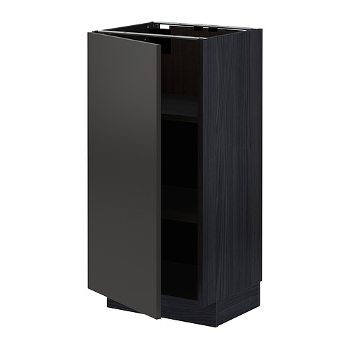 METOD base cabinet with shelves