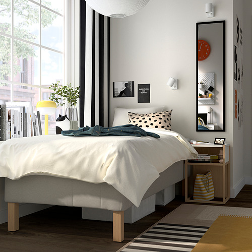 RÅHOLMAR, pocket spring mattress bse, 5 zones