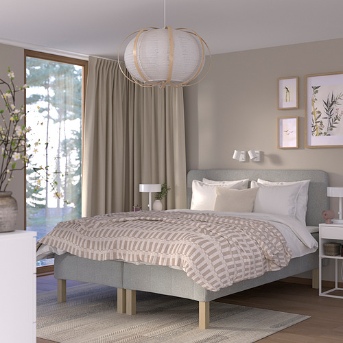 RÅHOLMAR boxdýna með pokagormum, fimm svæði