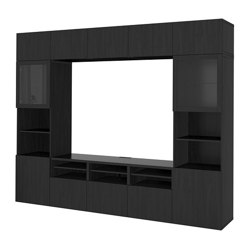 BESTÅ, TV storage combination/glass doors