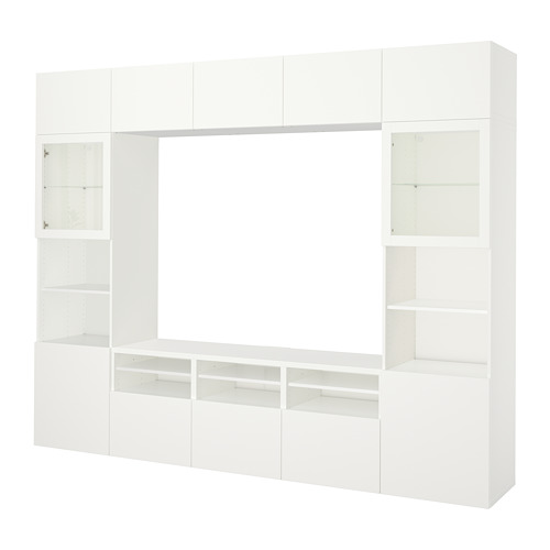 BESTÅ, TV storage combination/glass doors