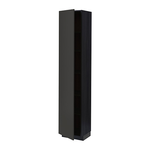 METOD high cabinet with shelves