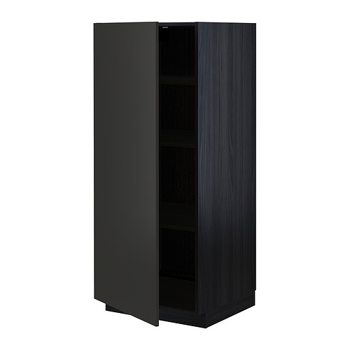 METOD high cabinet with shelves