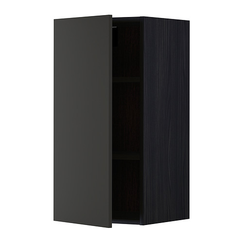 METOD wall cabinet with shelves