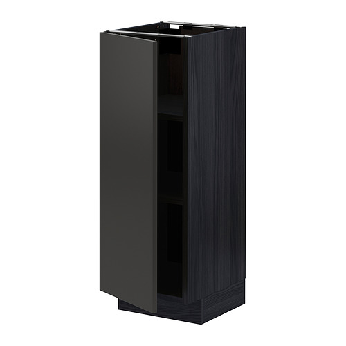METOD base cabinet with shelves
