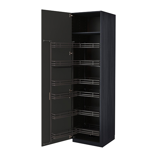 METOD high cabinet with pull-out larder
