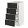 METOD/MAXIMERA, base cab 4 frnts/4 drawers