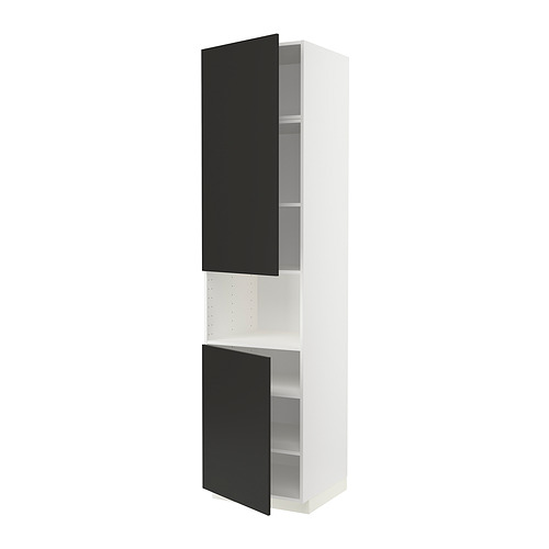 METOD high cab f micro w 2 doors/shelves