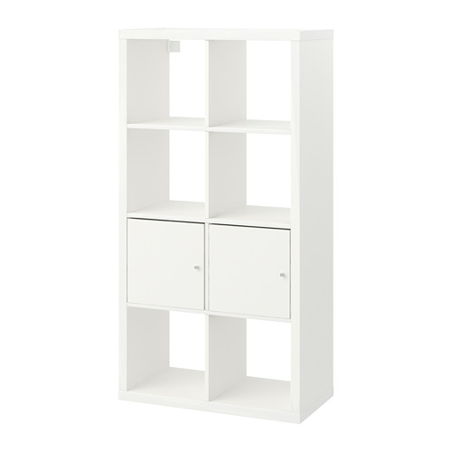 KALLAX, shelving unit with doors