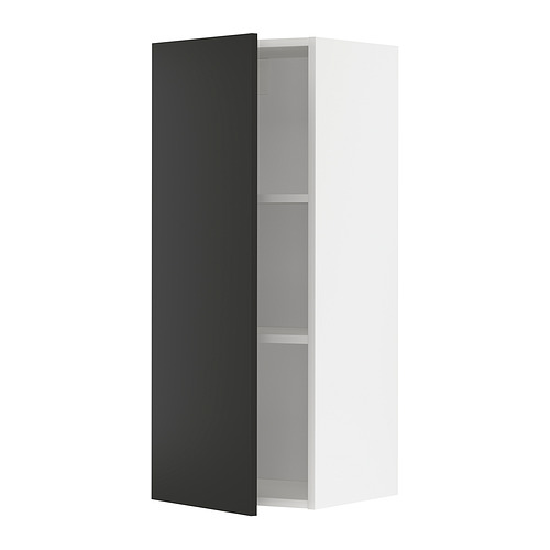 METOD wall cabinet with shelves